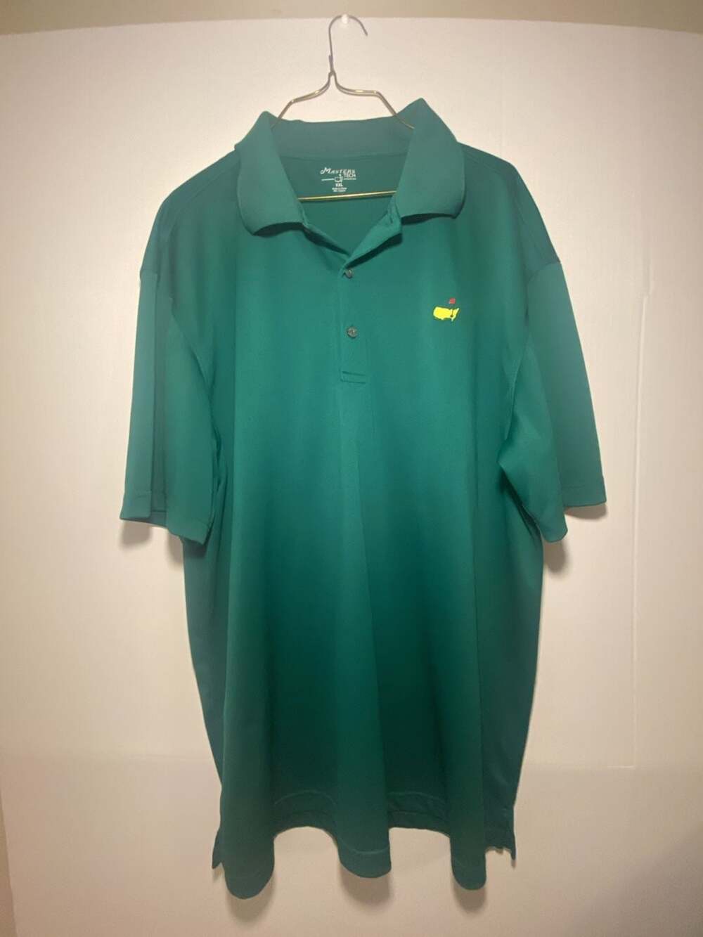 Masters Tournament Tech Golf Polo Shirt Men's XXL Green Embroidered Logo
